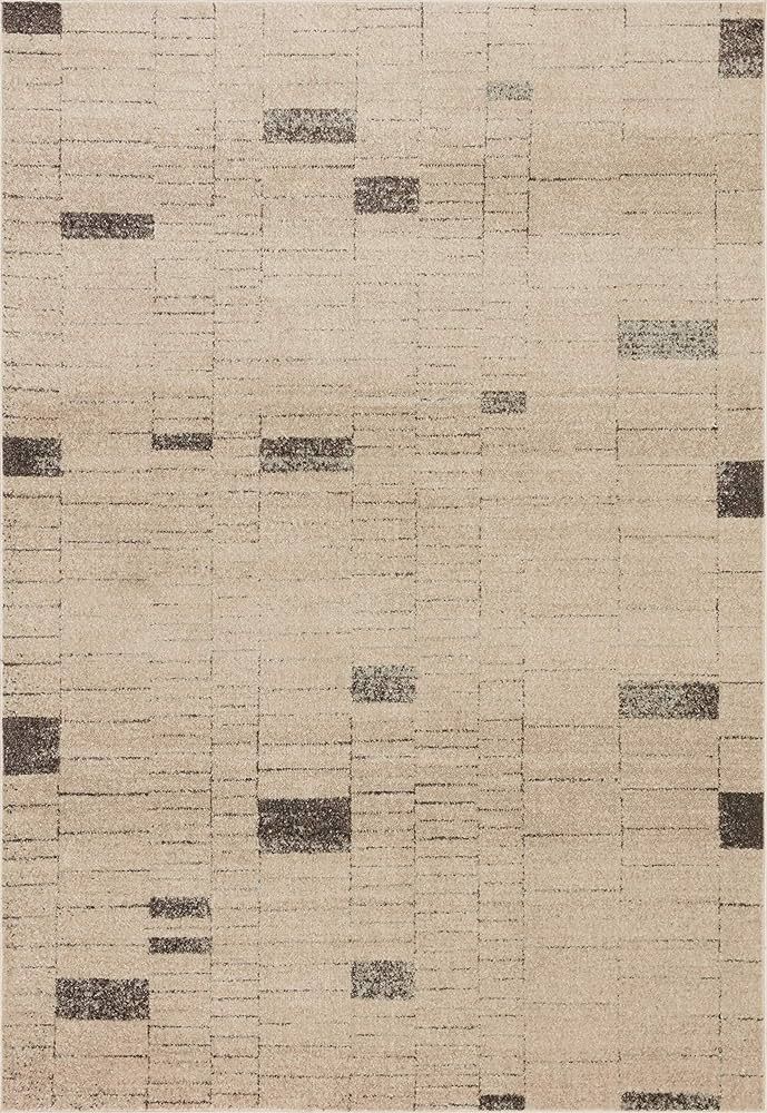 Loloi II Bowery Collection BOW-02 Slate/Taupe, Contemporary 9'-6" x 12'-6" Area Rug | Amazon (US)