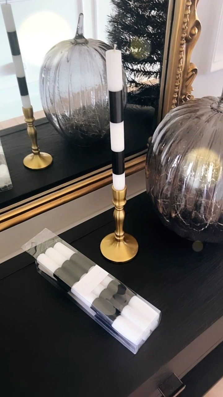 I love these black and white modern candles! Perfect for your dining table or even your entryway!

fall decor , home , coffee table , living room , bedroom , halloween decor , home decor , bedding , bathroom , master bedroom  , console table , dining room , dining table ,rug , rugs , nightstand , home office , kitchen, Halloween, holiday, Christmas , tree, lighting, brass, gold, modern, transitional, decor, 

#LTKSeasonal #LTKhome #LTKstyletip