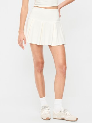 Extra High-Waisted Drop-Waist PowerSoft Skort | Old Navy | Old Navy (US)