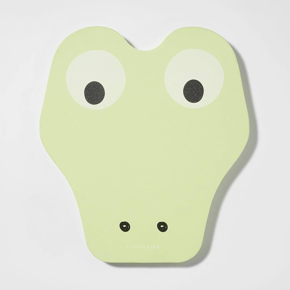 Kids Kickboard | Cookie The Croc Light Khaki | Amazon (US)