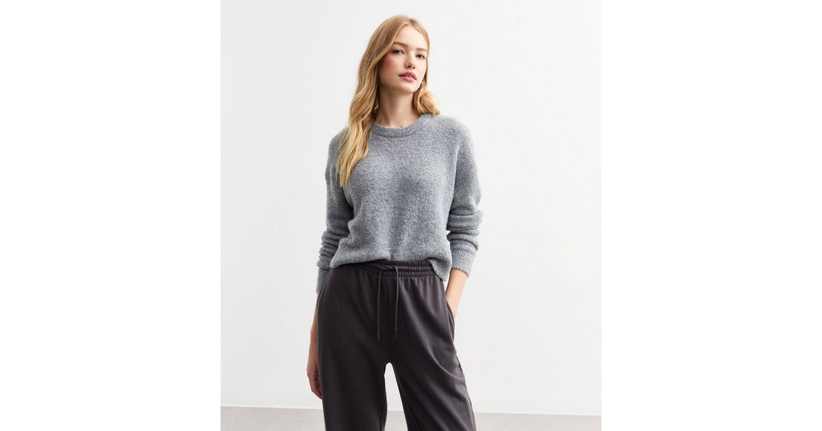 Grey Boucle Knit Jumper
						
						Add to Saved Items
						Remove from Saved Items | New Look (UK)