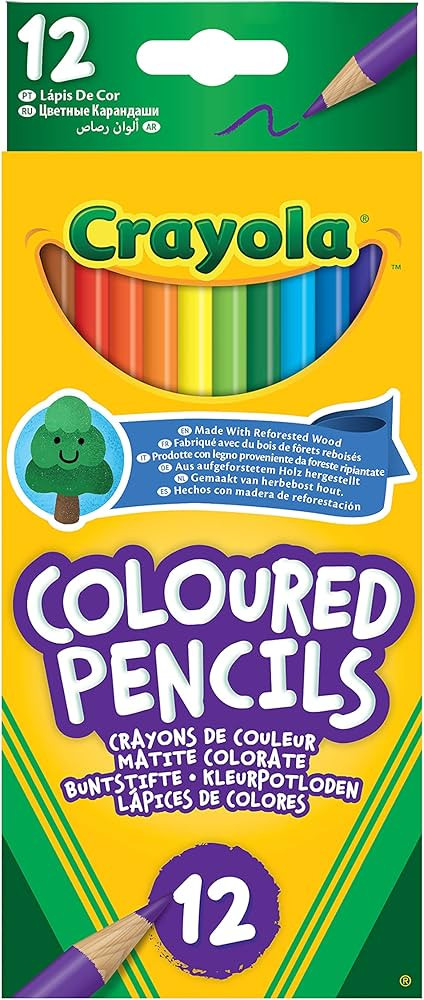 Crayola Colouring Pencils - Assorted Colours (Pack of 12) | A Must-Have for All Kids Arts & Craft... | Amazon (US)