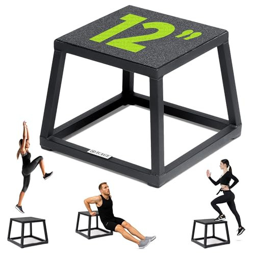 Rage Fitness 12 Inch Steel Plyo Box, black (CF-PB012/S) | Amazon (US)