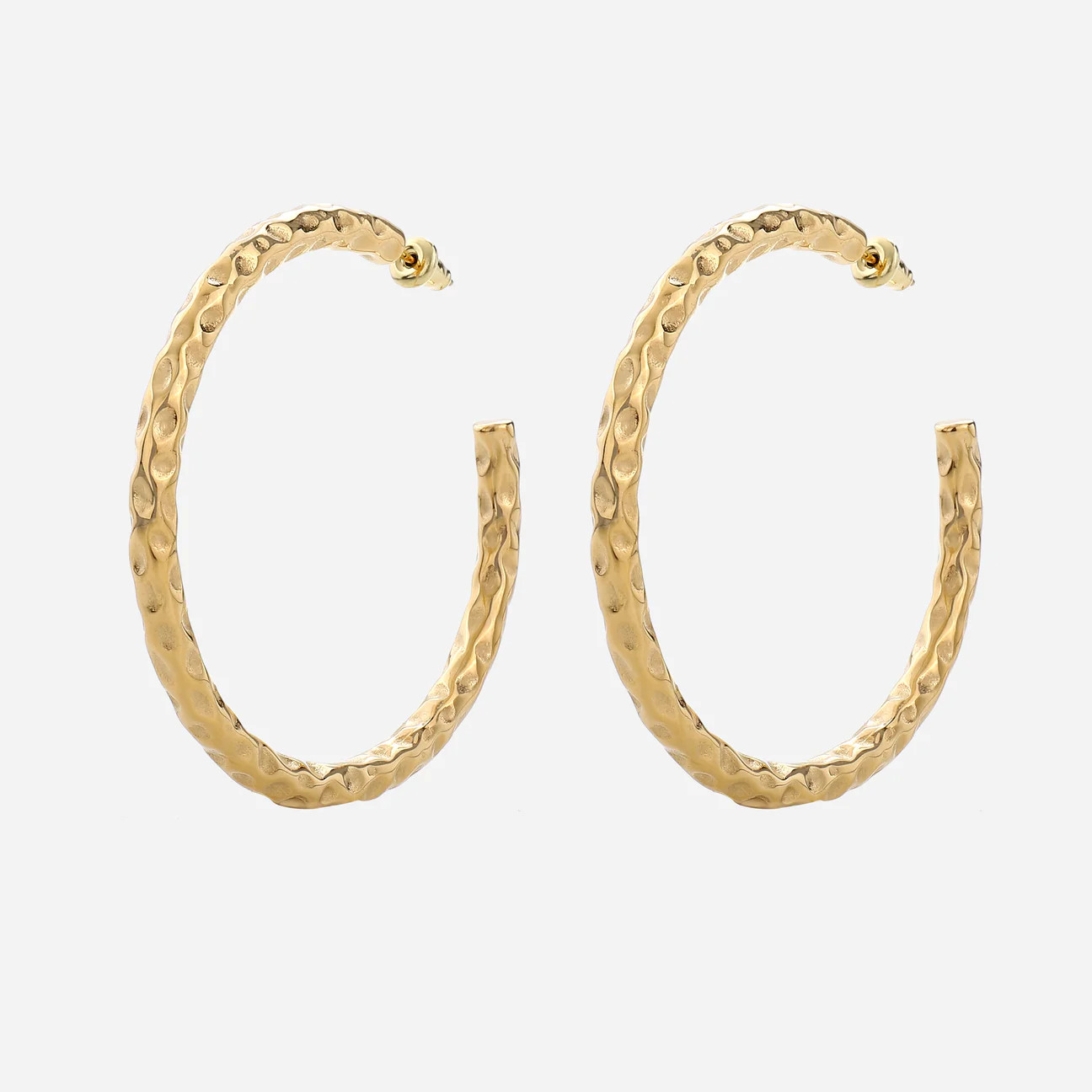 Jessie Textured Hoops | Victoria Emerson