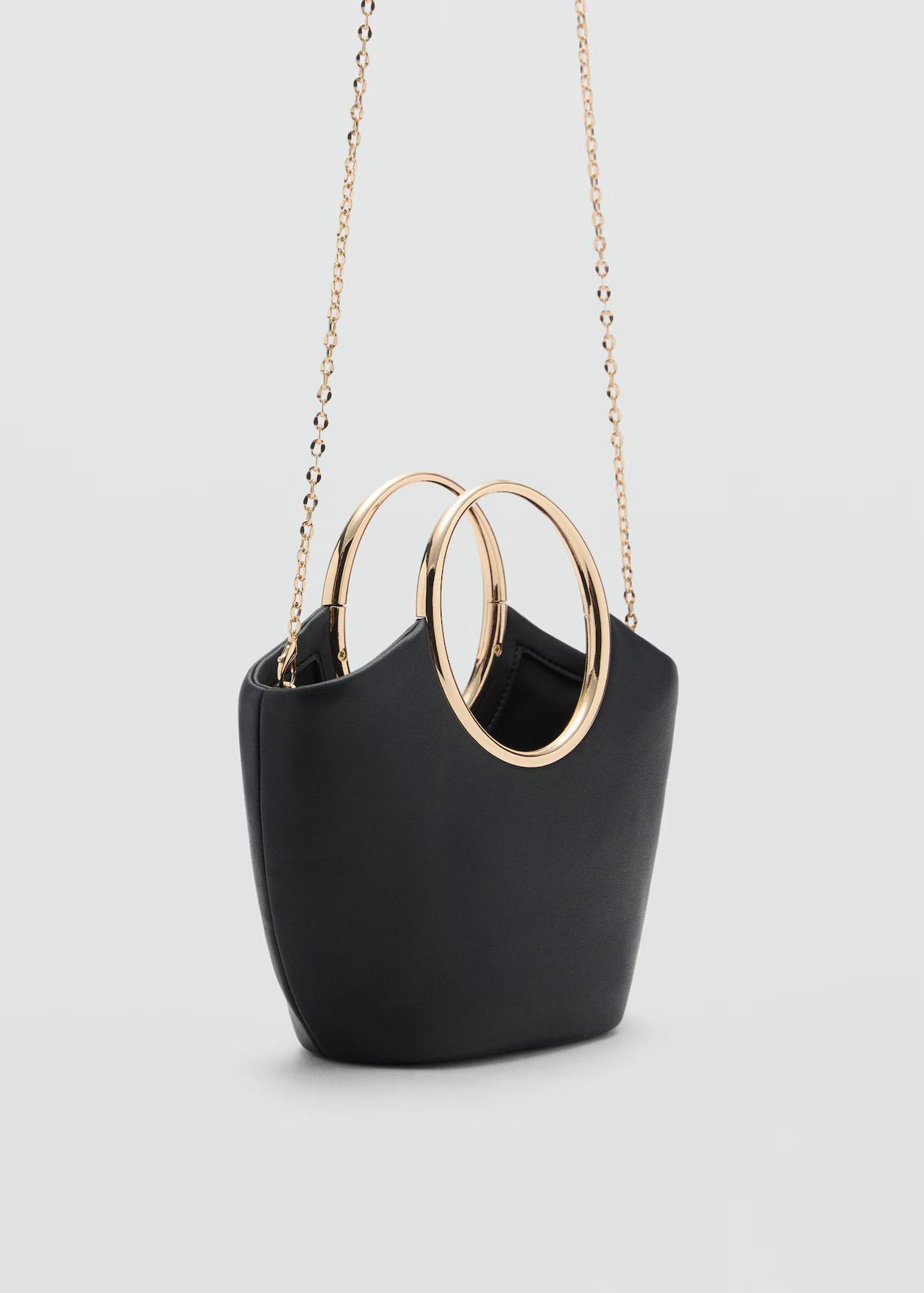 Handbag with metallic details - Women | MANGO United Kingdom | MANGO (UK)