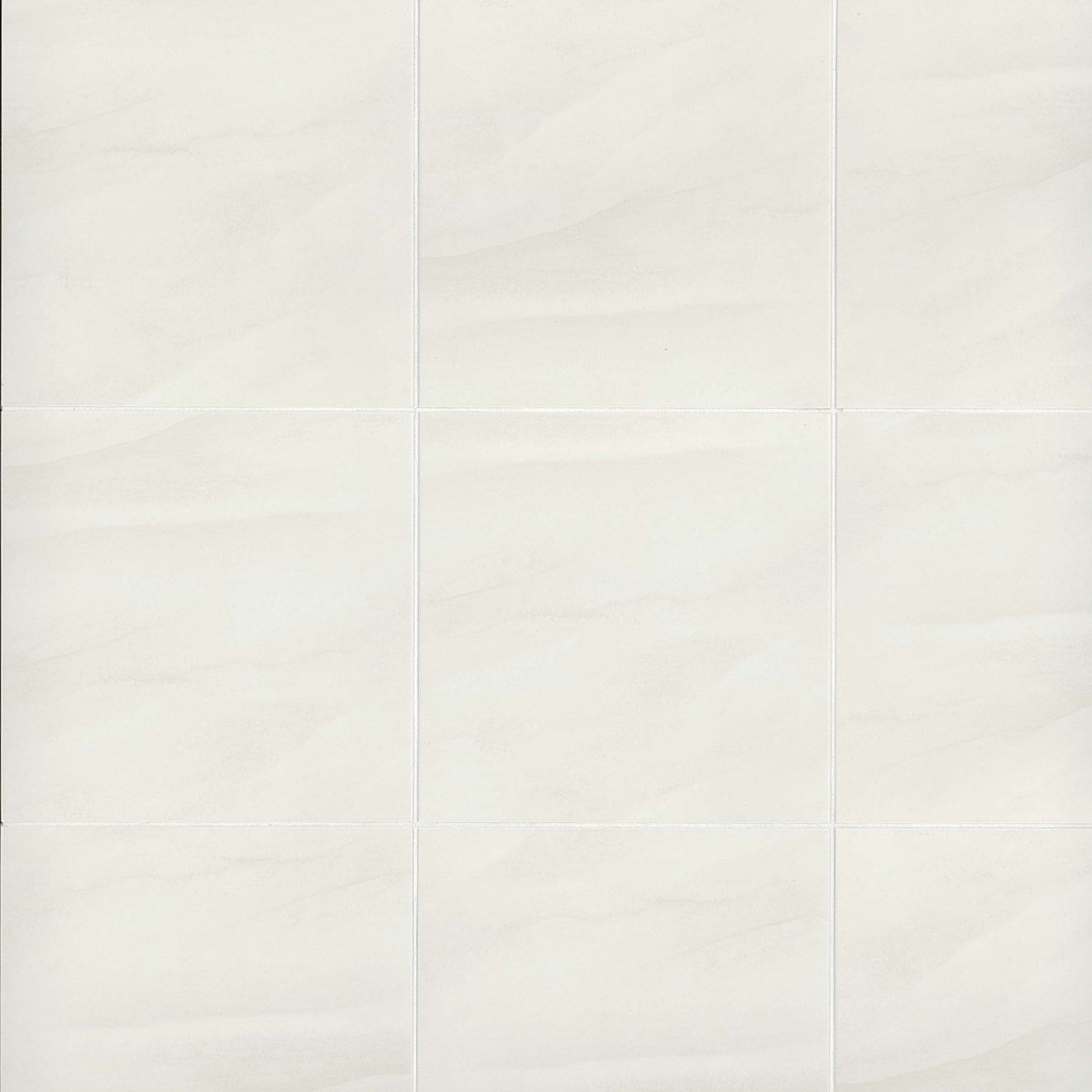 Serenity 18" x 18" Floor & Wall Tile in White | Bedrosians Tile & Stone