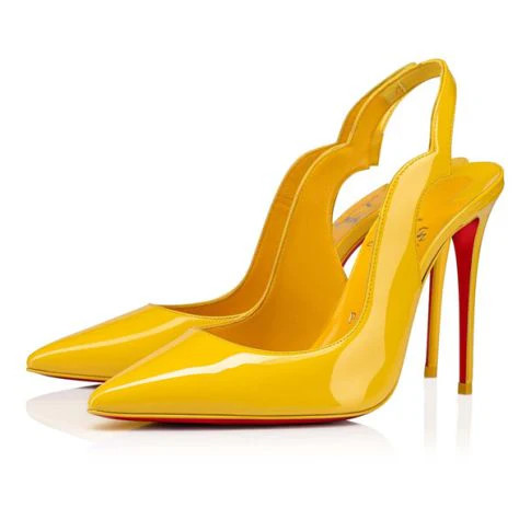 Amowish CL Pumps Hot Chick 100 mm Sol/lin Sol Patent leather - Shop | Shop.app
