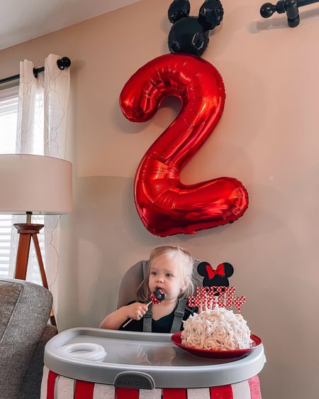 Classic Minnie Mouse birthday party decor all from Amazon! I love the red and black Minnie Mouse colors so we did a simple party with a few key pieces of decor for our two year old’s birthday. Also had a local baker make the cake pops, such a fun touch!

#LTKkids #LTKfindsunder50 #LTKparties