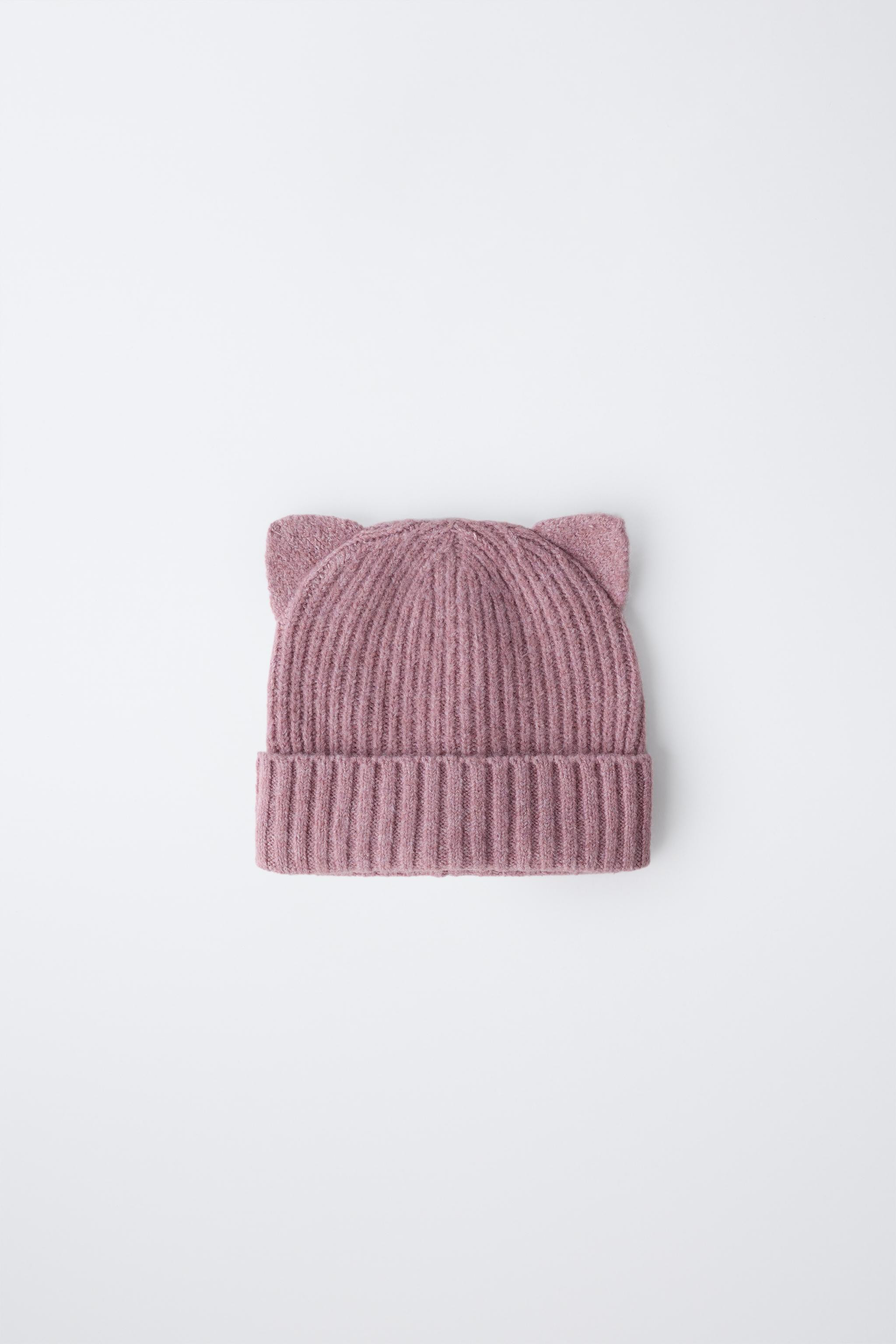 KNIT HAT WITH EARS | Zara US
