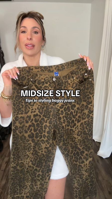 Midsize Style: Amazon leopard print jeans (size up runs small no stretch) wrg size 34. Forever 21 white denim crop size XL (fits oversized). Also linked a similar style top. Linked several adidas from different retailers the sizes are hard to come by. 

Midsize casual fashion, elevated fashion 

#LTKMidsize #LTKStyleTip