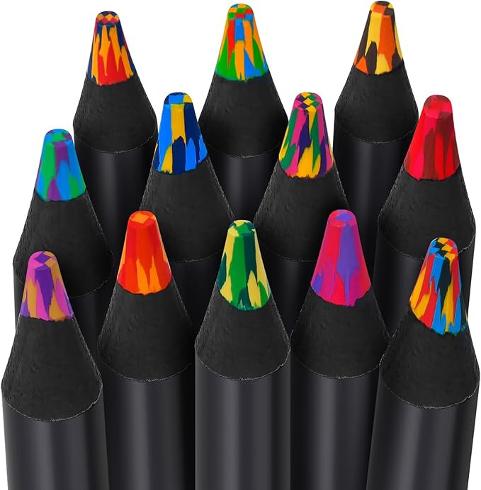 Stocking Stuffers for Kids, Art Supplies Teen Girl Boys Gifts Trendy Stuff 12 Colored Rainbow Pen... | Amazon (US)