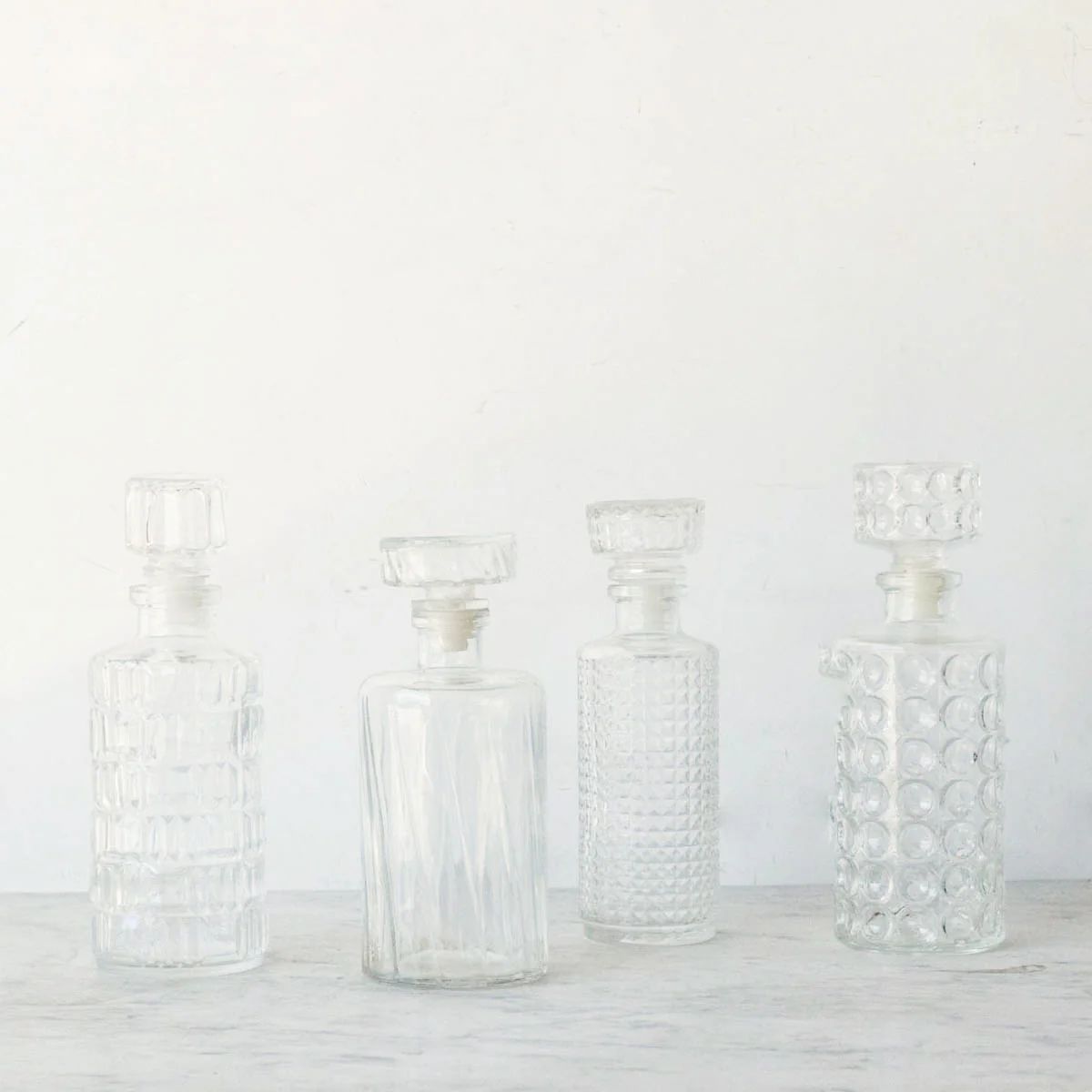 Pressed Glass Decanter | Elsie Green US