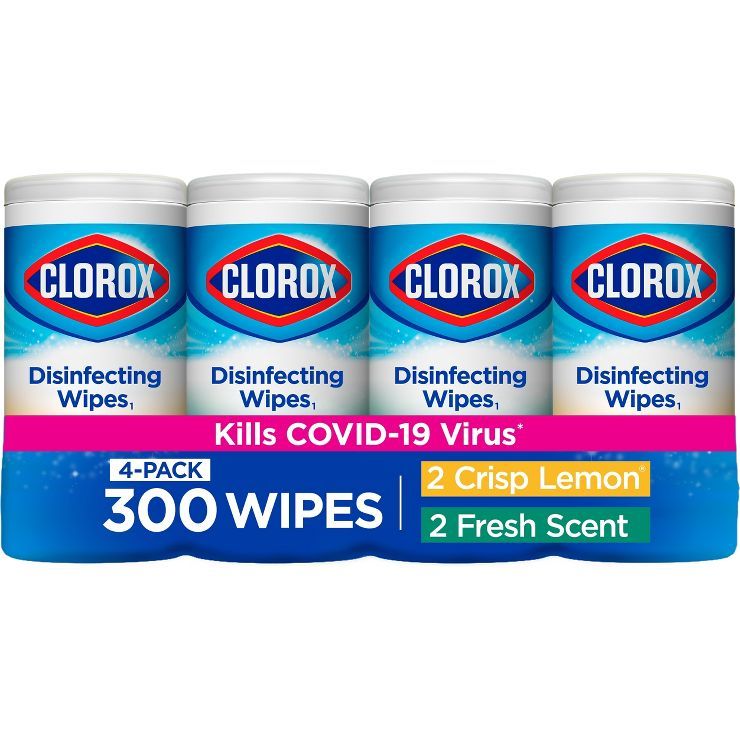 Clorox Disinfecting Wipes Value Pack - 300ct/4pk | Target