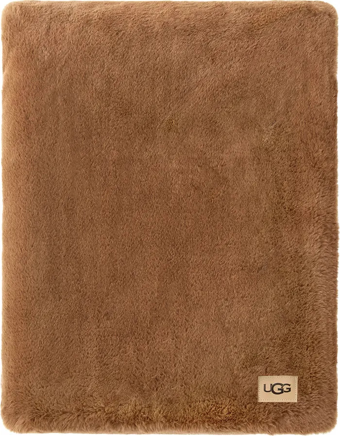 UGG® Coastline Faux Fur Throw Blanket | Nordstrom | Nordstrom