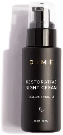 DIME Beauty Restorative Night Cream Moisturizer, Restores Damaged and Dry Skin with Ceramides and... | Amazon (US)