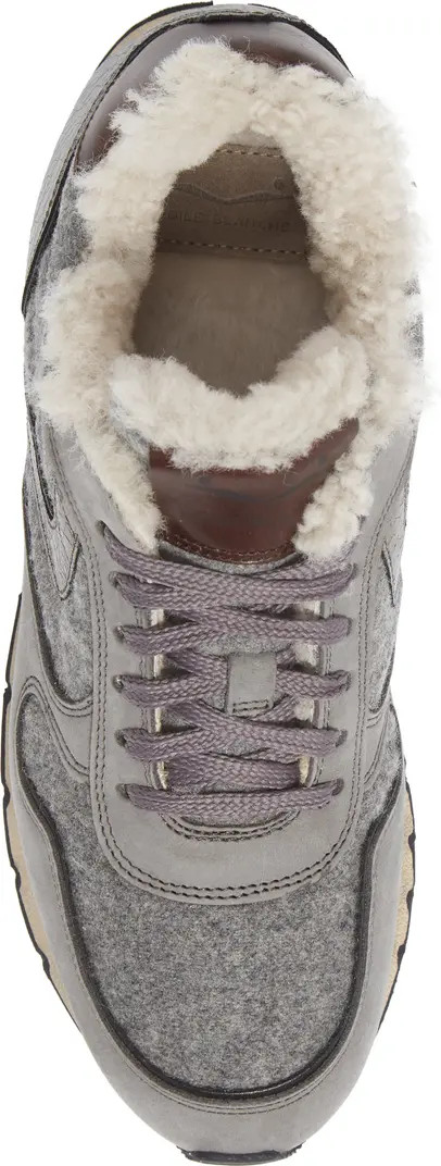 Julia Genuine Shearling Jogger Sneaker | Nordstrom