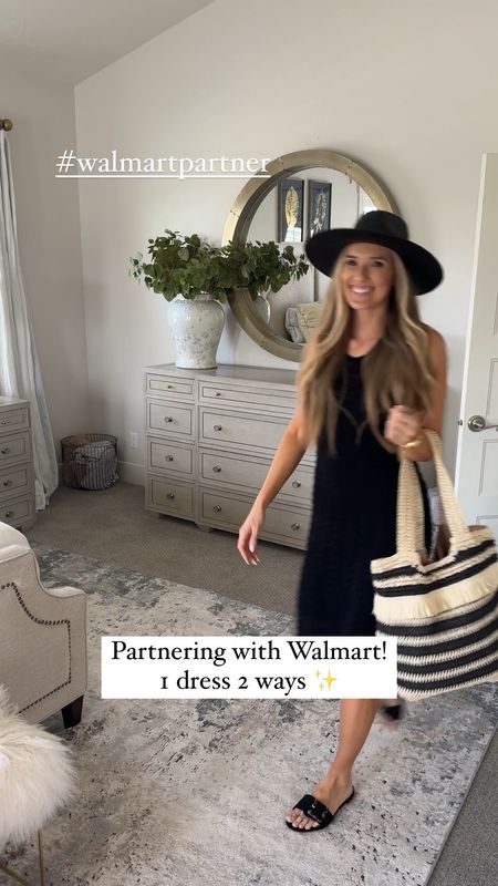 I have partnered with @walmartfashion #walmartpartner to share this darling $22.98 stitch sweater dress styled more casually for a pool or beach day, and styled more formally for a date night out!

This $11 hat, these $24.99 slides, this $19.98 bag, this $20.98 purse and this $22 cardigan will also be pieces you can style with SO many other items in your closet to feel fresh all year long! #walmartfashion

#LTKTravel #LTKFindsUnder100 #LTKStyleTip