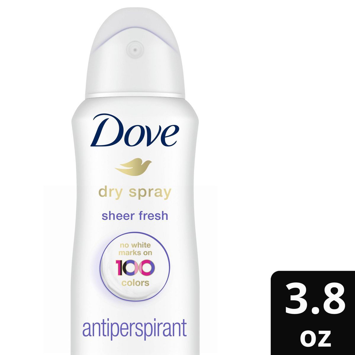 Dove Beauty Sheer Fresh 48-Hour Invisible Antiperspirant & Deodorant Dry Spray - 3.8oz | Target