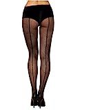 Dreamgirl Women's Fishnet Pantyhose, Black, One Size | Amazon (US)