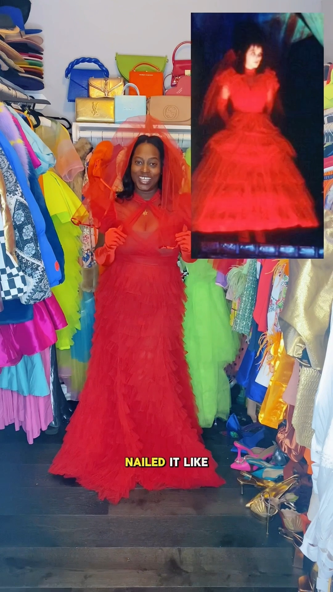 Recreating Iconic Halloween Costume from pieces that I already own. Lydia Deetz, beetle juice, red tulle gown, opera gloves, red veil, 

#LTKMidsize #LTKHalloween #LTKStyleTip