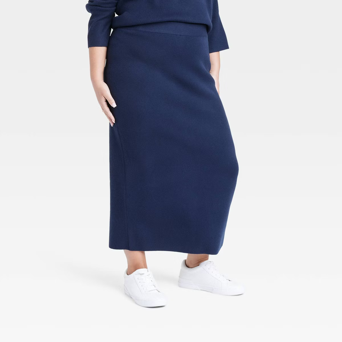 Women's Cozy Knit Midi Sweater Skirt - A New Day™ | Target