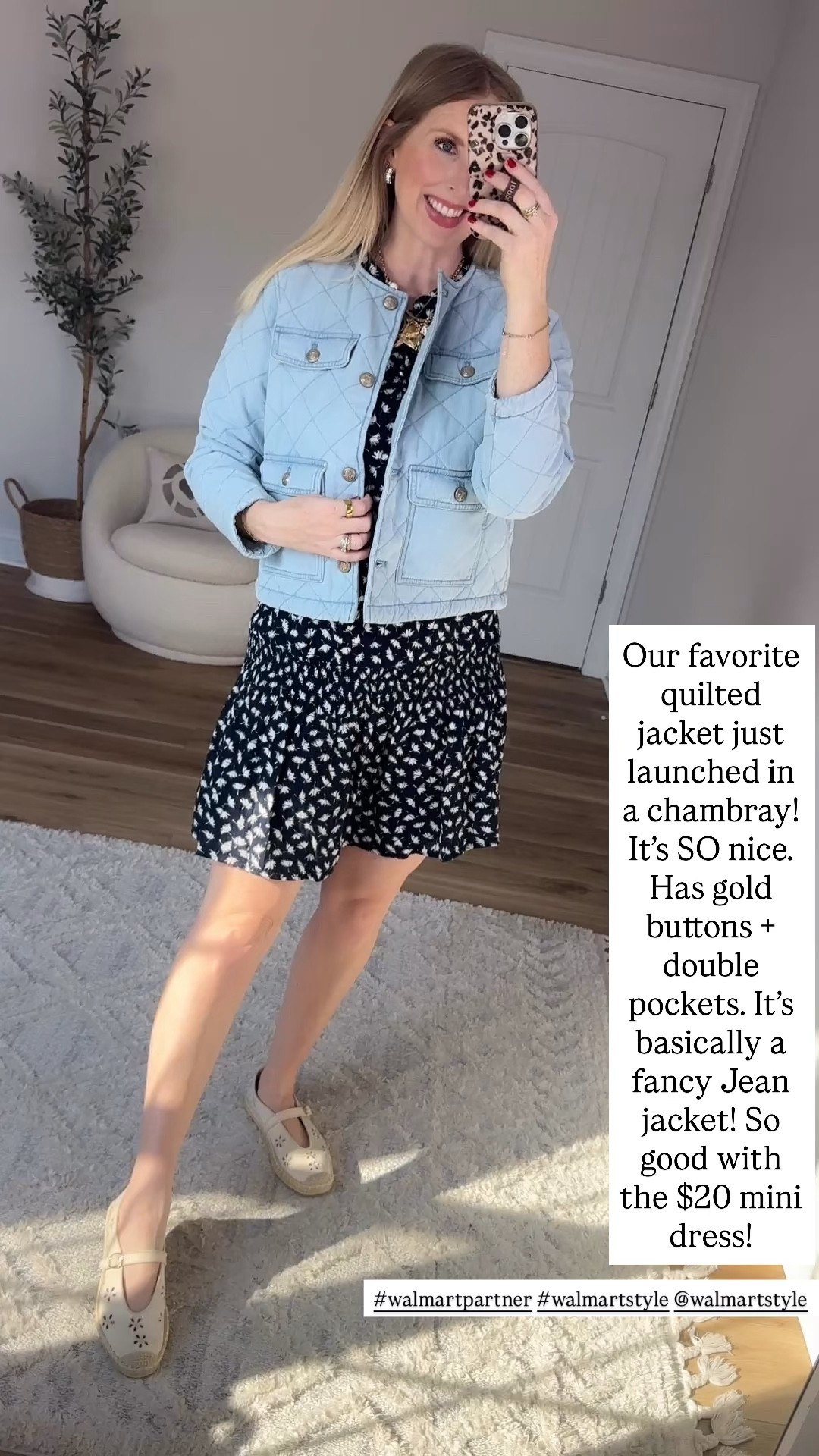 Weekend Walmart Wins try-on
Chambray quilted jacket- small
Drop waist mini dress- small 

#walmartpartner #walmartstyle @walmartstyle

#LTKWorkwear #LTKmomlife #LTKootd