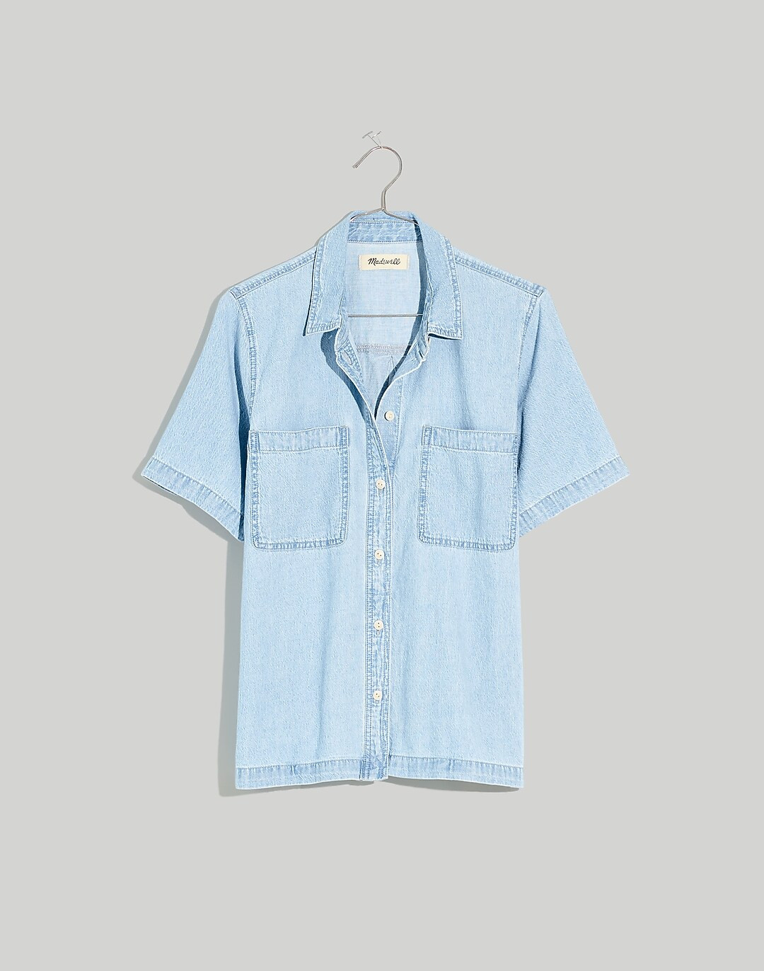 Denim Camp Shirt in Smithley Wash | Madewell