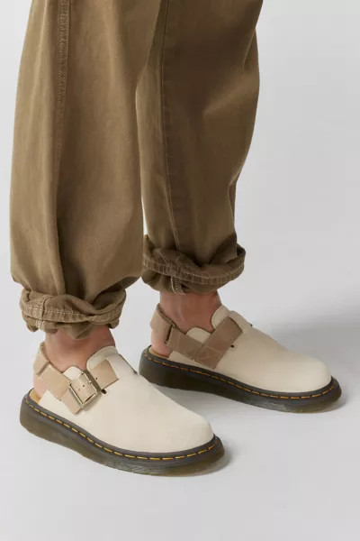 Dr. Martens Jorge II Slingback Mule in Parchment Beige, Women's at Urban Outfitters | Urban Outfitters (US and RoW)