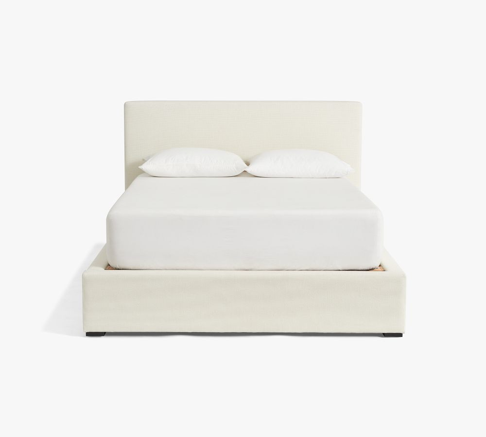 Carmel Upholstered Platform Bed | Pottery Barn (US)