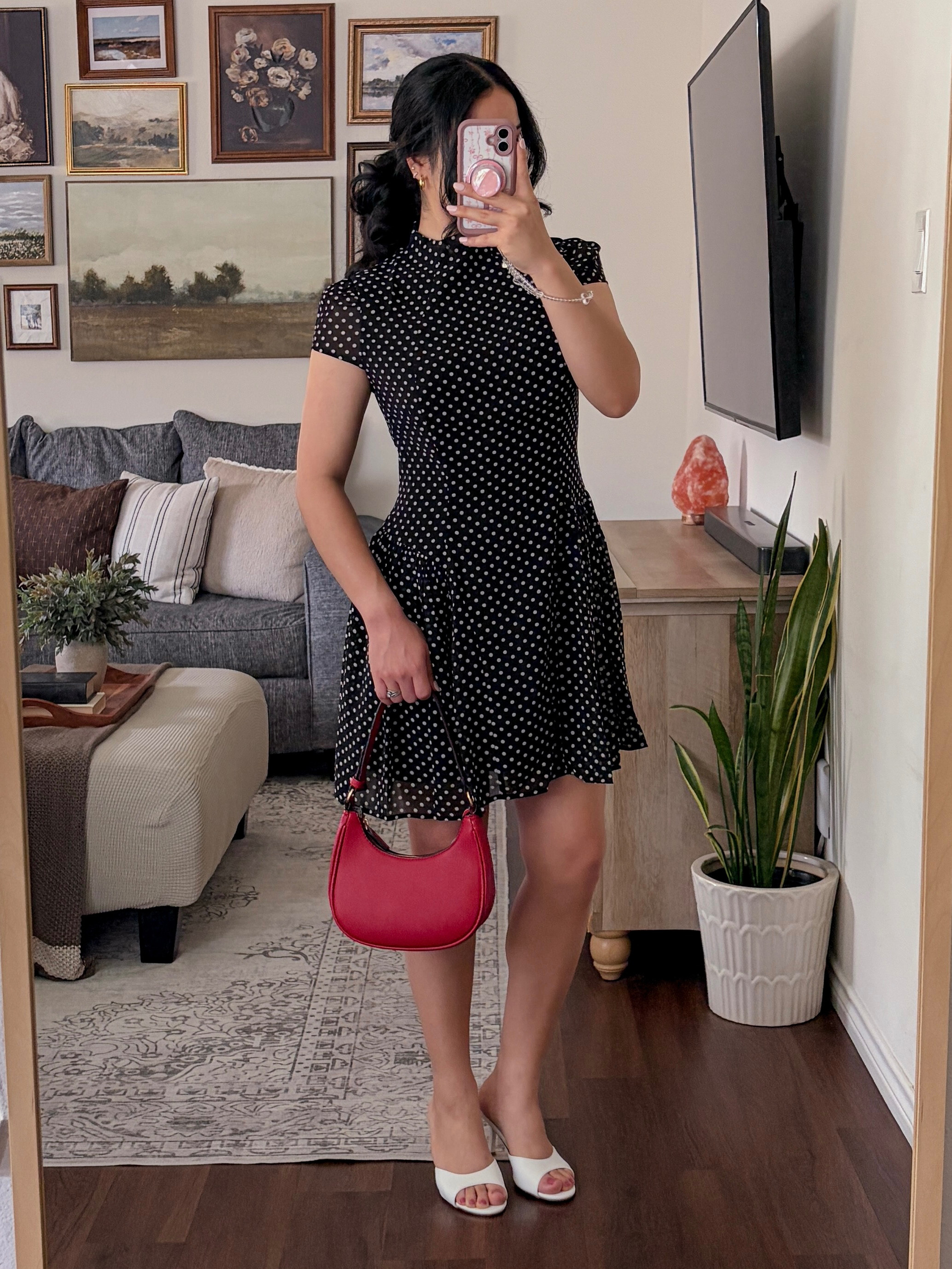 yes or no to polka dots? 🤍 polka dot dress outfit, black polka dot dress, vintage inspired outfit, retro fashion inspiration, parisian style outfit, french girl style, feminine dress outfit, little black dress, mini dress outfit, chic date night outfit, classy summer outfit, romantic evening look, timeless fashion style, elegant casual outfit, dressy casual outfit, black and white outfit, monochrome fashion, effortless chic style, old money aesthetic, classic feminine wardrobe, polished outfit inspiration, girls night out outfit, dinner date outfit, summer date night look, wedding guest alternative, brunch outfit ideas, feminine style inspiration, vintage glamour outfit, european summer style, elevated everyday style, cute dress outfit, flattering mini dress, fit and flare dress, mock neck dress, sheer sleeve dress, romantic fashion aesthetic, sophisticated style, timeless outfit inspiration, red bag outfit, statement handbag outfit, pop of color outfit, white heels outfit, kitten heels outfit, classy accessories, chic outfit details, ootd fashion, outfit of the day, style inspiration, fashion content creator, midsize fashion inspiration, petite fashion inspiration, elegant feminine style, modern vintage outfit, black dress styling, effortlessly elegant, date night fashion, polished and put together, classic style outfit, feminine fashion finds, chic summer fashion, timeless wardrobe staples, romantic outfit ideas, parisian chic aesthetic, vintage dress styling, classy and feminine look, elevated evening outfit, simple but chic outfit, old hollywood inspired style, coquette fashion inspiration, elegant night out look, fashion inspo, style diary, outfit inspiration daily
 

 #LTKdayinmylife #LTKgrwm #LTKootd