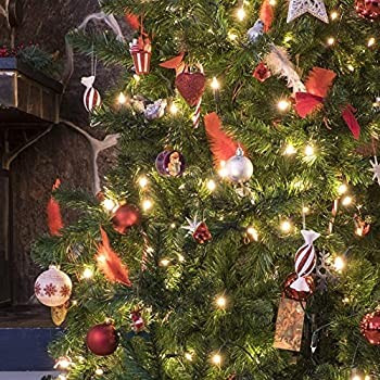 6 Ft Premium Christmas Tree with 1200 Tips for Fullness - Artificial Canadian Fir Full Bodied Chr... | Amazon (US)