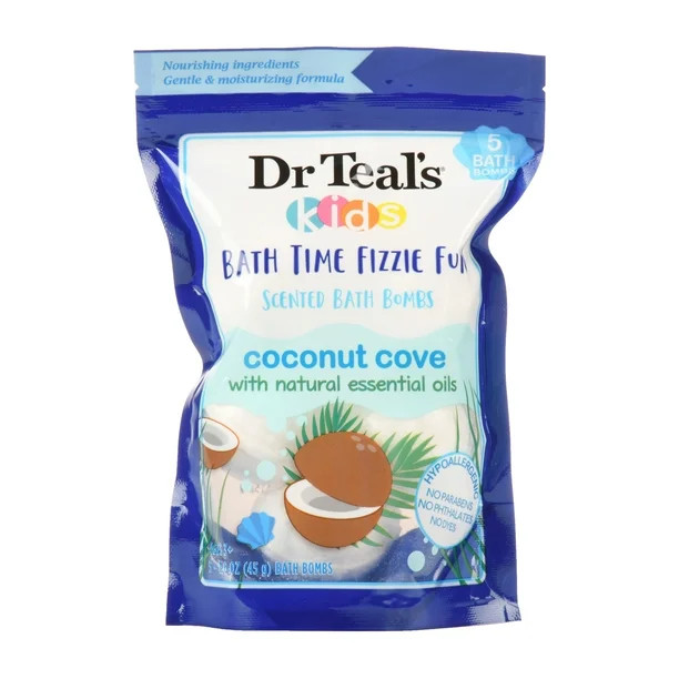 Dr Teal's Kids Coconut Fizzy, 1.6 oz. | Walmart (US)