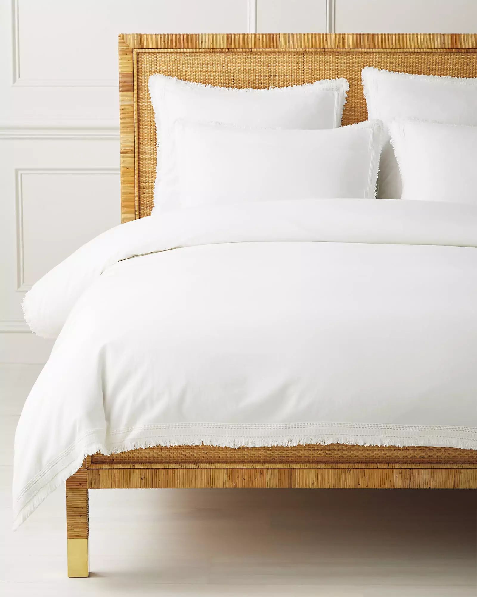 Solana Percale Duvet Cover | Serena and Lily