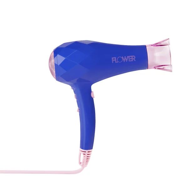 FLOWER Professional Ionic Hair Dryer with Concentrator, Ionic, 2000 Watts, Blue | Walmart (US)