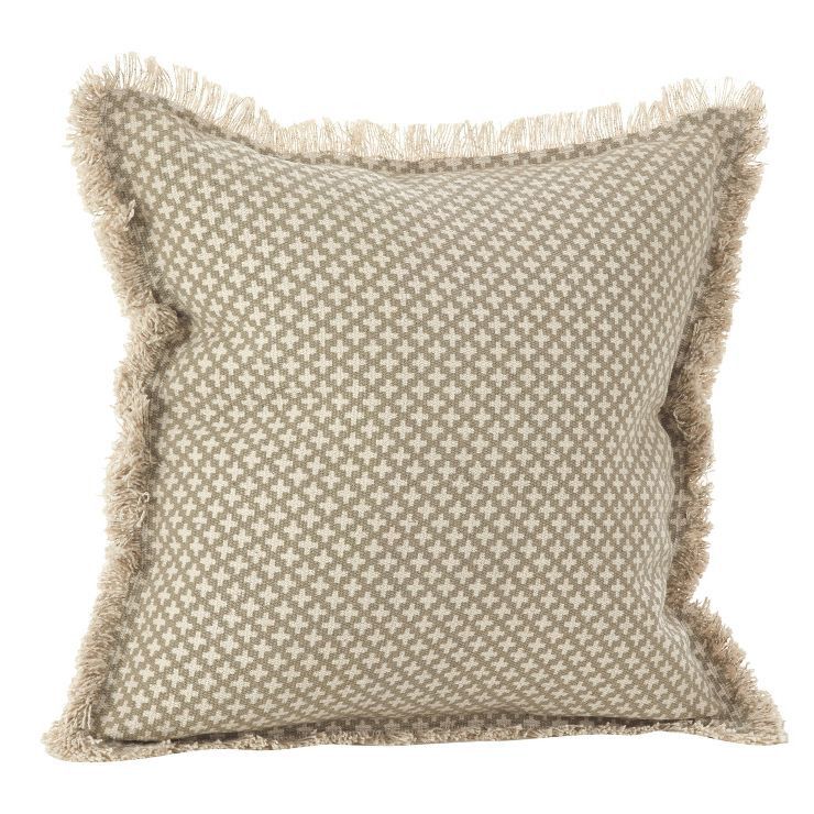 20"x20" Oversize Corinth Moroccan Tile Design Square Throw Pillow - Saro Lifestyle | Target