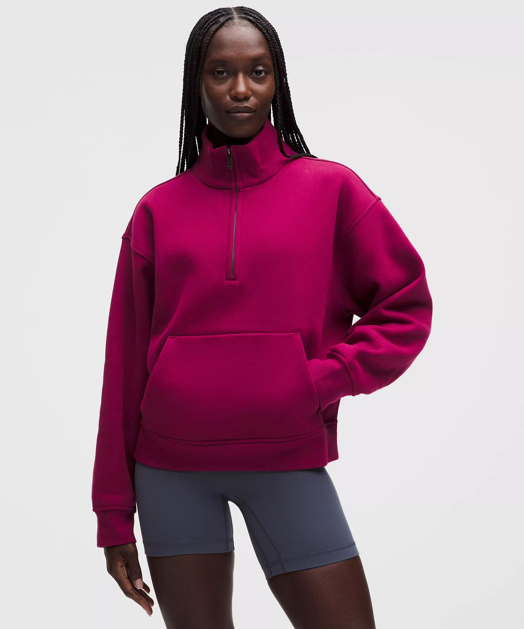 Women's Steady State SuperLoft Funnel-Neck Half Zip | Lululemon (US)