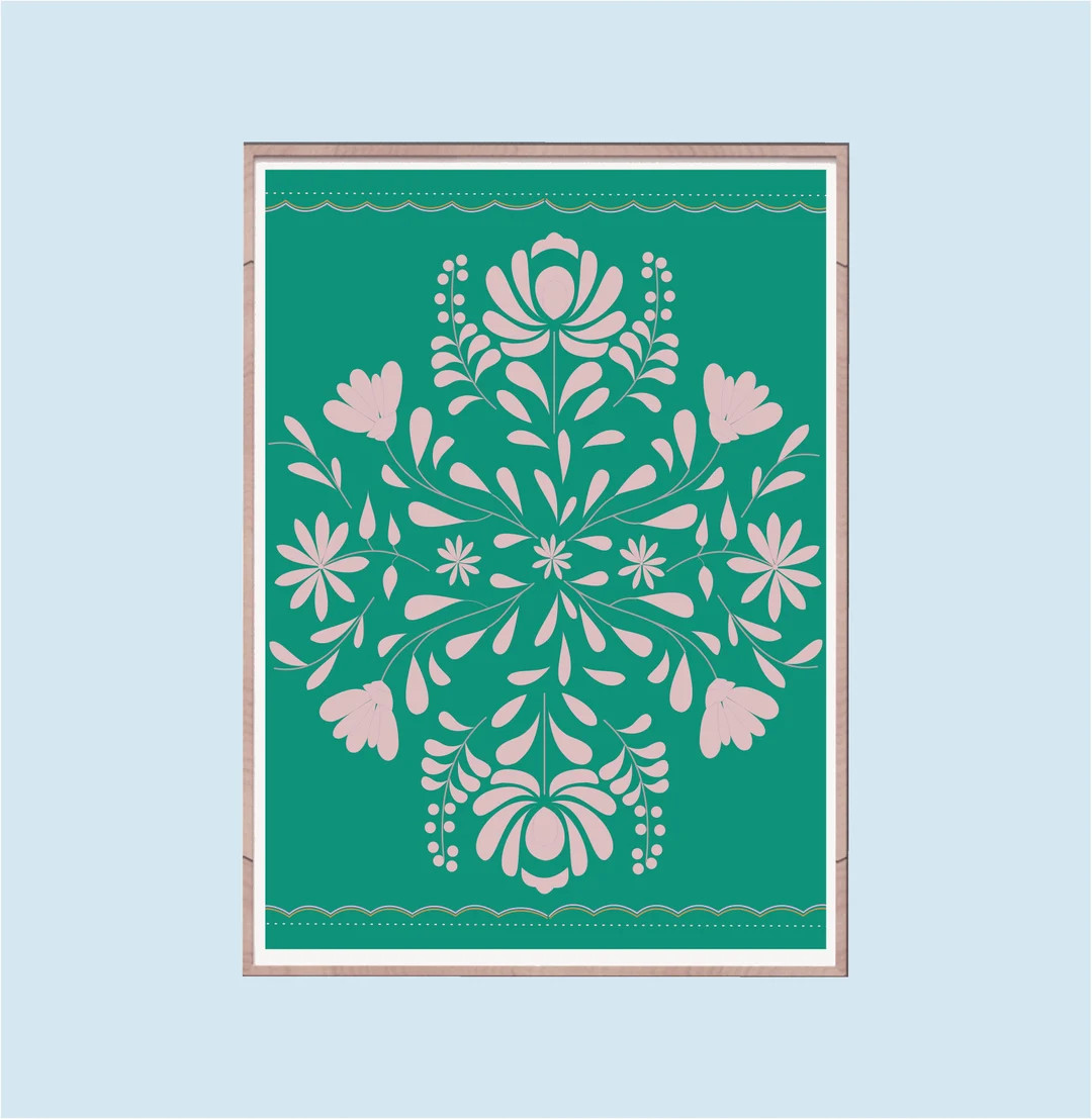 Mexico Folk Art, Art Print, Mexico Wall Art, Mexico Decor, Mexico Nursery Print | Etsy (US)