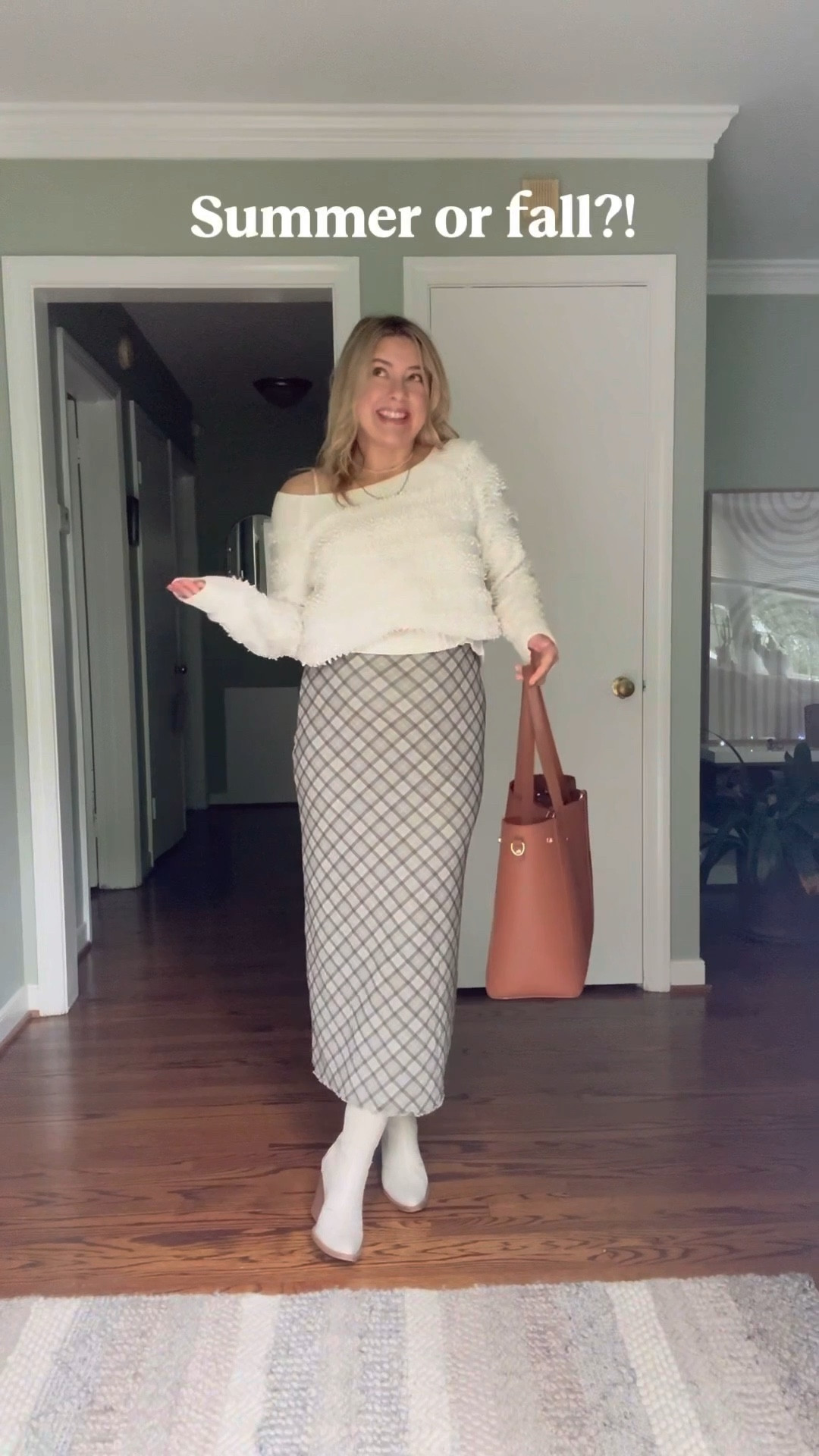 Three outfits one plaid skirt - super stretchy and on sale obsessed! 

#LTKFallSale #LTKFindsUnder50 #LTKPetite