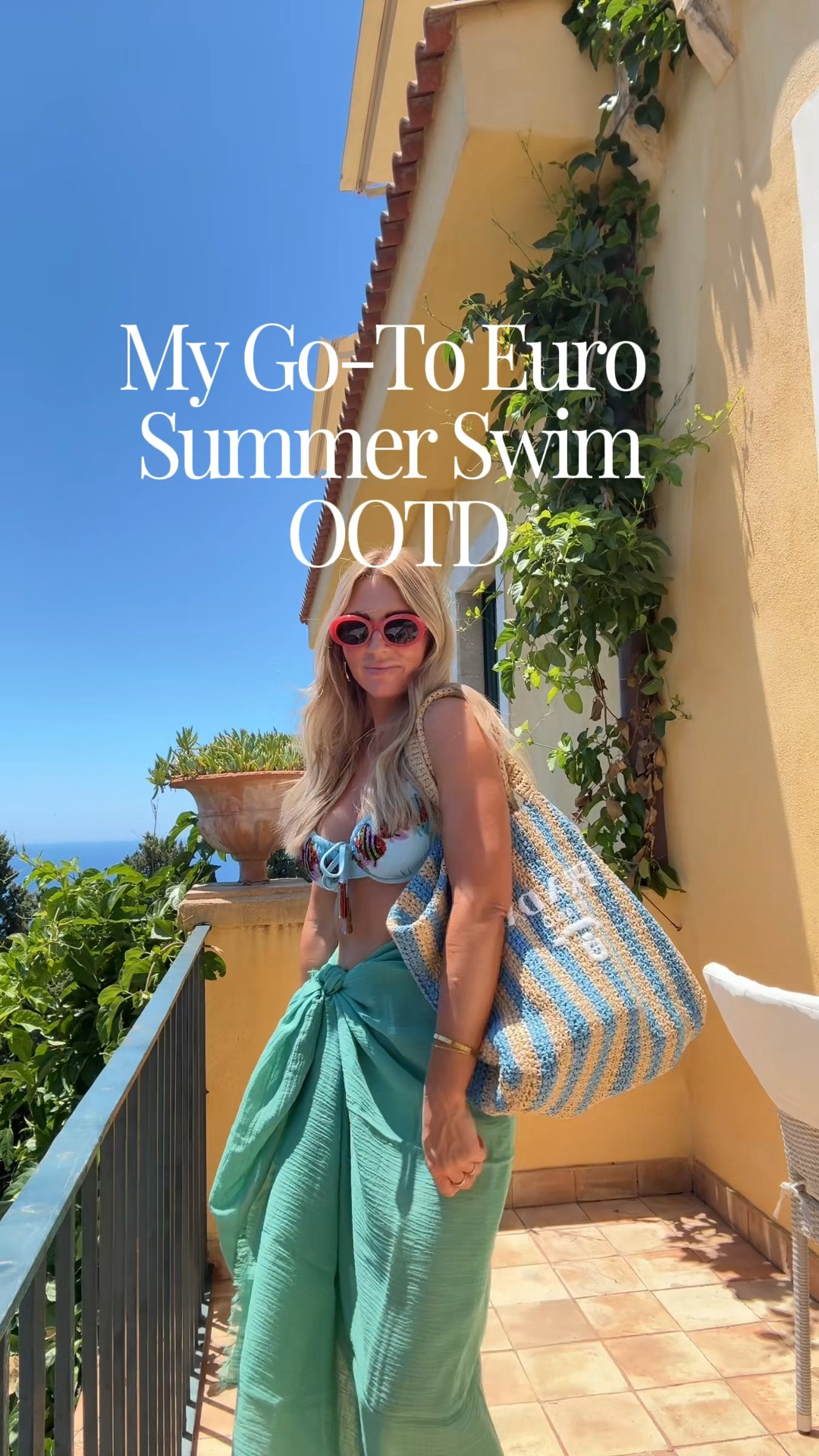 Pool-ready in Sicily 🌊 packing my absolute favorite resort wear pieces for this trip. 

#ResortWearStyle #EuroSummerOutfits #PradaTote #SummerSwimwear #ItalyAesthetic