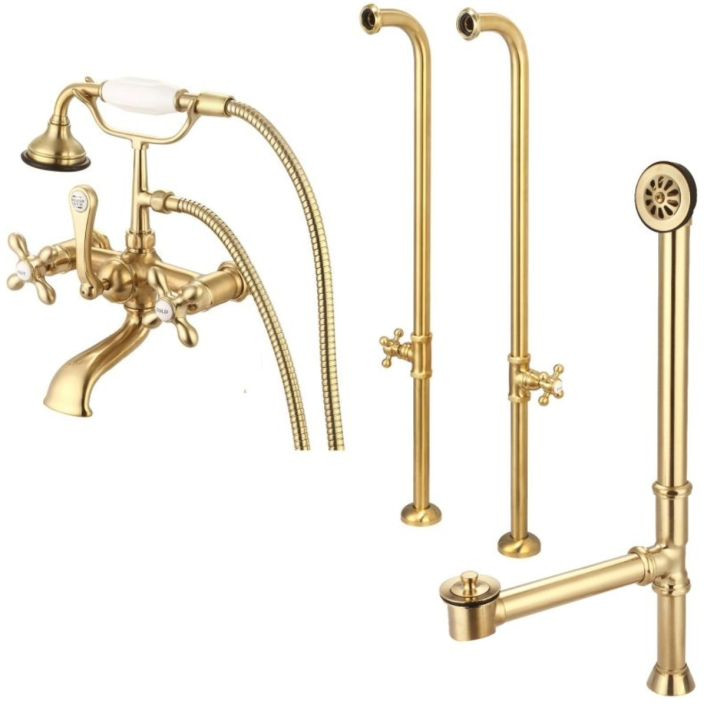 Mason Hill Collection Freestanding Clawfoot Tub Faucet with Handshower | Vintage Tub & Bath