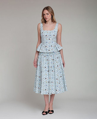 Women's Printed Pull-On Maxi Skirt | Macy's