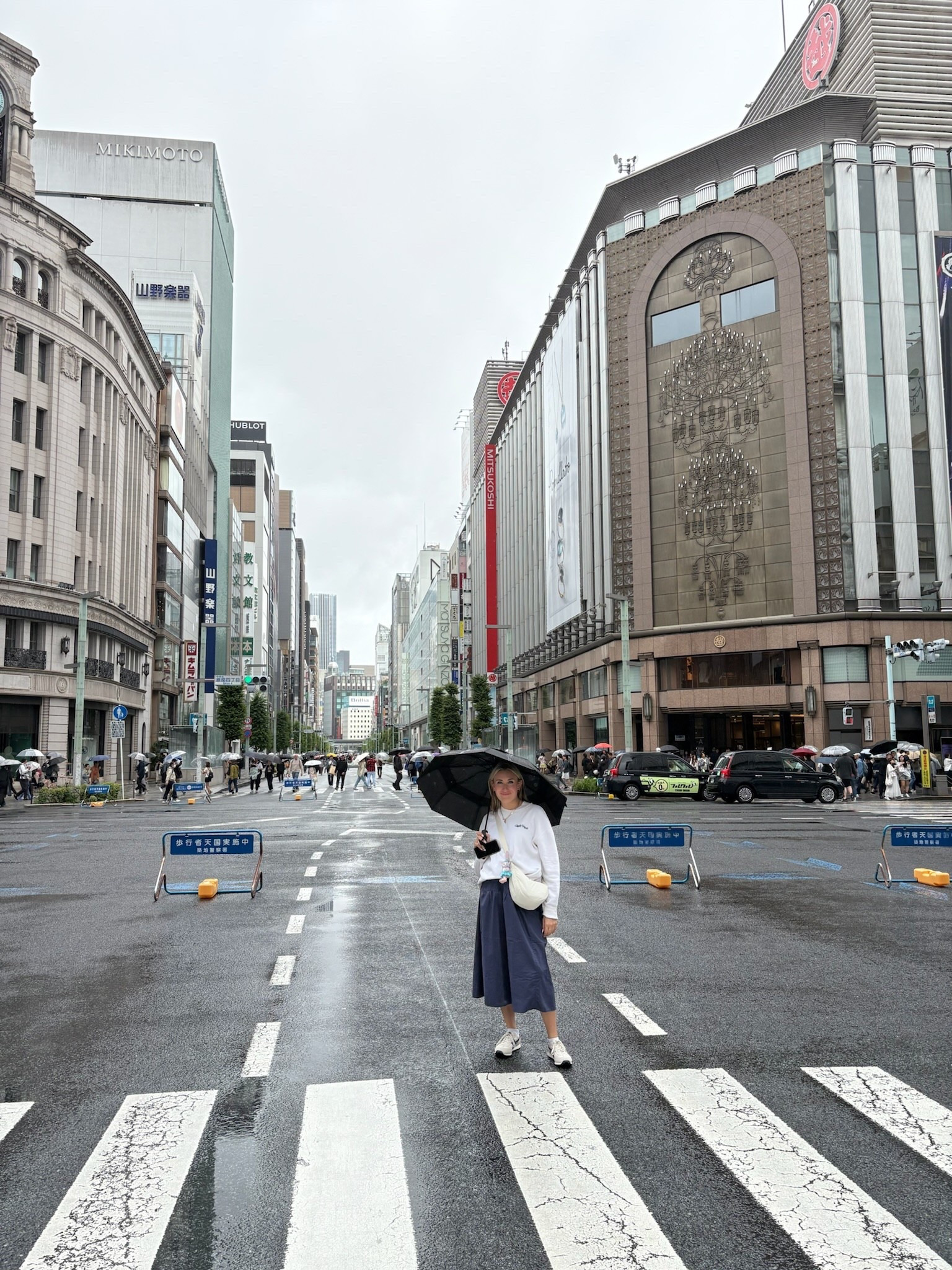 Rainy Day in Tokyo outfit! A cozy but chic sweatshirt paired with a long skirt makes the perfect breezy but chic outfit that works for spring and fall. My new balances were a savior this trip, being the ultimate combo of cute and comfy. The Uniqlo signature purse was my ultimate travel hack - it fit everything! 

#LTKTravel #LTKSeasonal