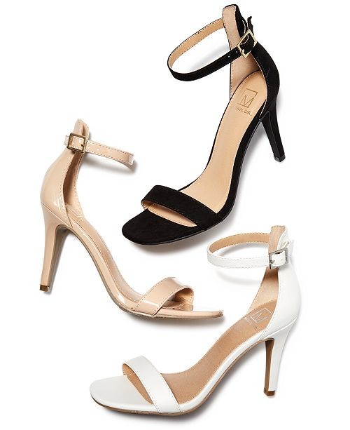 Material Girl Blaire Two-Piece Dress Sandals, Created for Macy's & Reviews - Sandals & Flip Flops... | Macys (US)