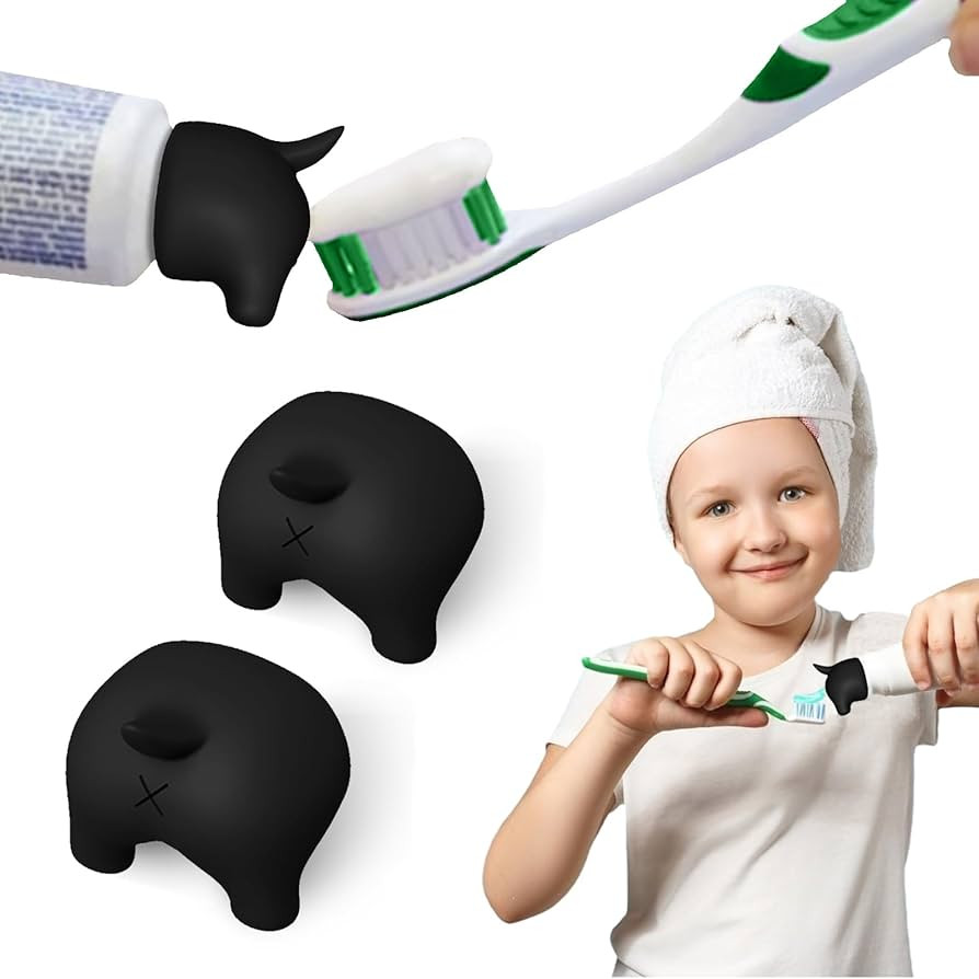 WXCGX Pooping Dog Butt Toothpaste Topper: Funny Silicone Toothpaste Dispenser - Self-Closing Toot... | Amazon (US)