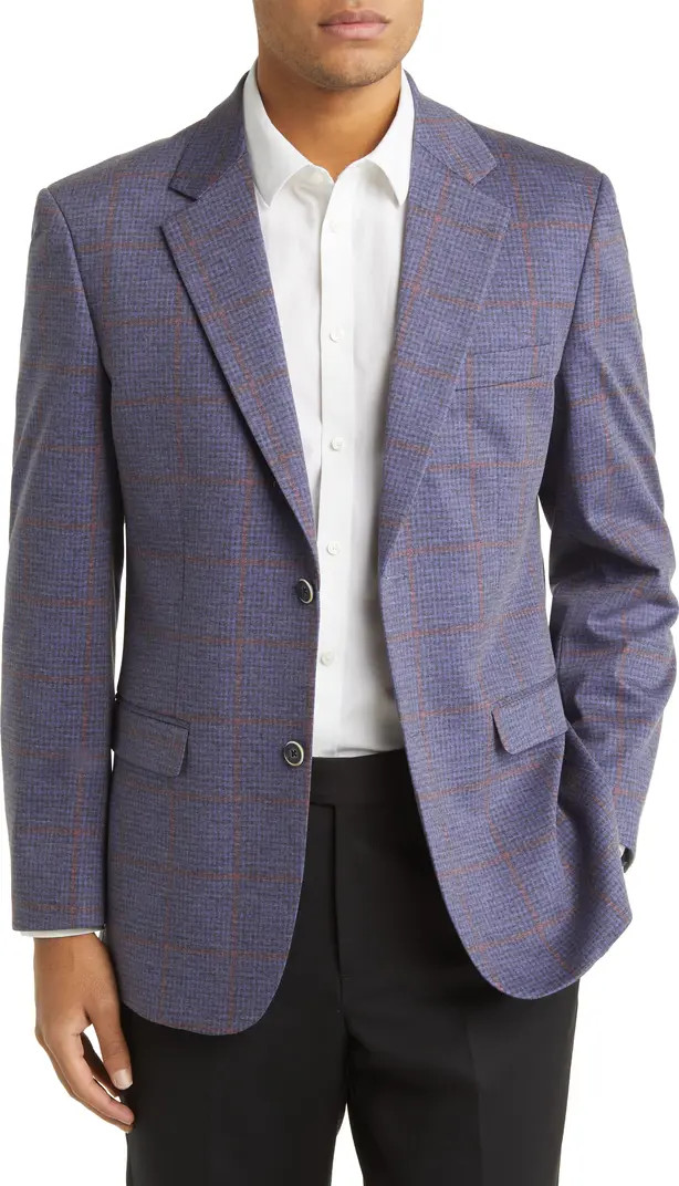 Plaid Knit Blazer | Nordstrom