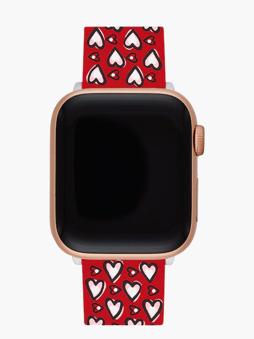 Red Heart Silicone 38/40/41mm Band For Apple Watch® | Kate Spade (US)
