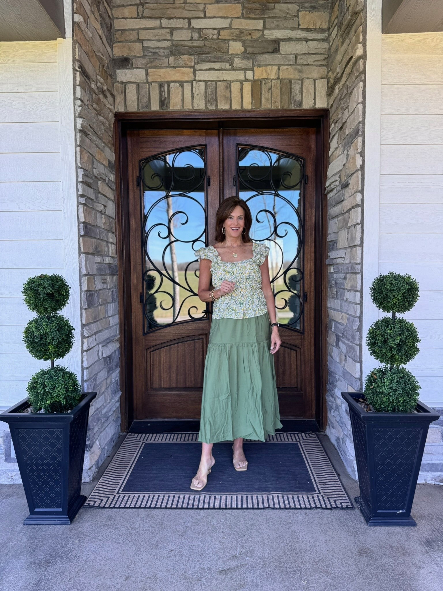 Spring ootd!
Code: ANNIE10
Flutter sleeve top - medium, Skirt - medium (not online yet will link as soon as it is)
-
-
-
Women’s fashion, outfit inspo, outfit ideas, what to wear for, fashion over 40, fashion over 50, spring outfits, winter to spring style, winter to spring transition outfits, spring outfits, spring fashion, spring style, women’s spring outfit, Vacation outfit, vacation style, Easter outfit, Easter outfit inspo 


#LTKSeasonal #LTKootd #LTKOver40