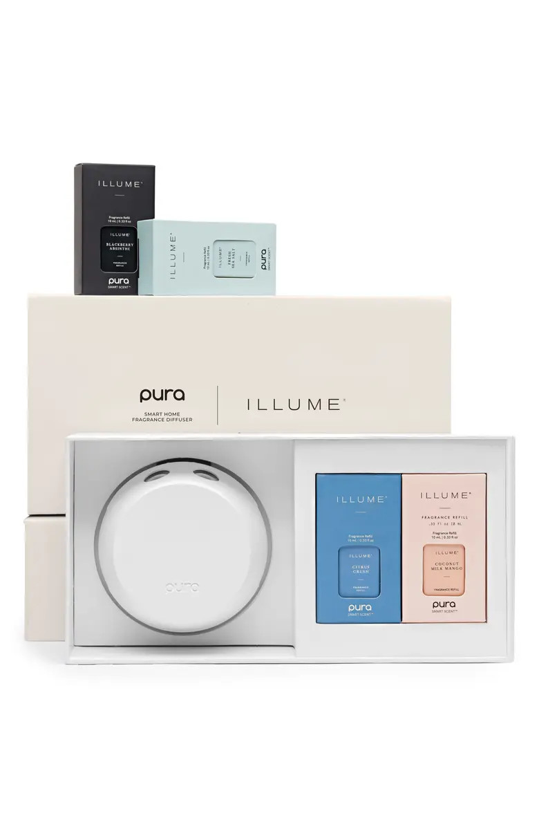 x Illume Best Sellers & Pura 4 Smart Fragrance Diffuser & Refill Set | Nordstrom