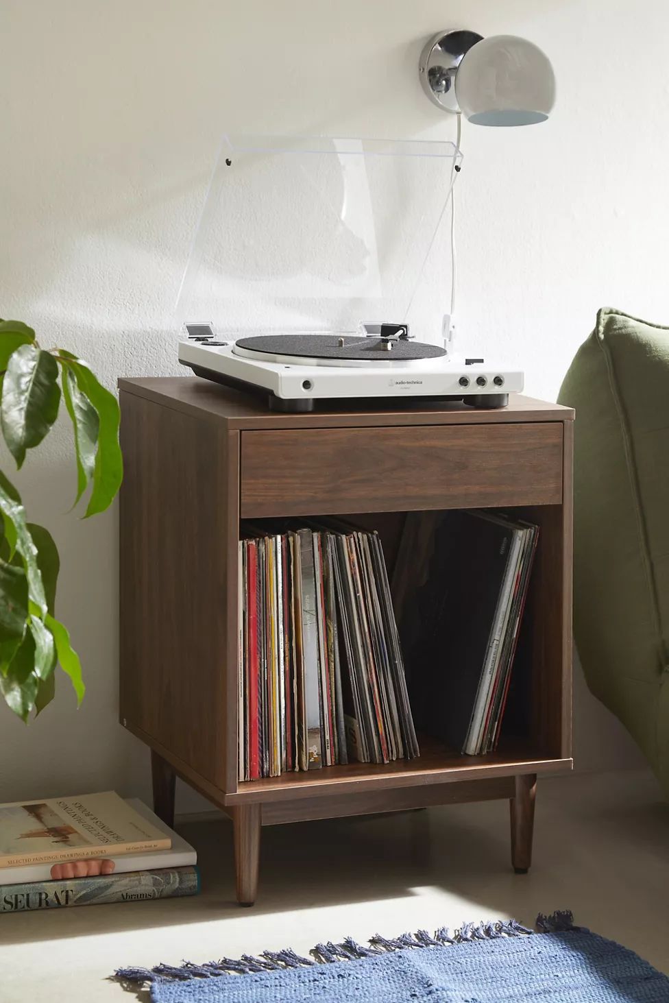 Liam Record Storage Side Table | Urban Outfitters (US and RoW)