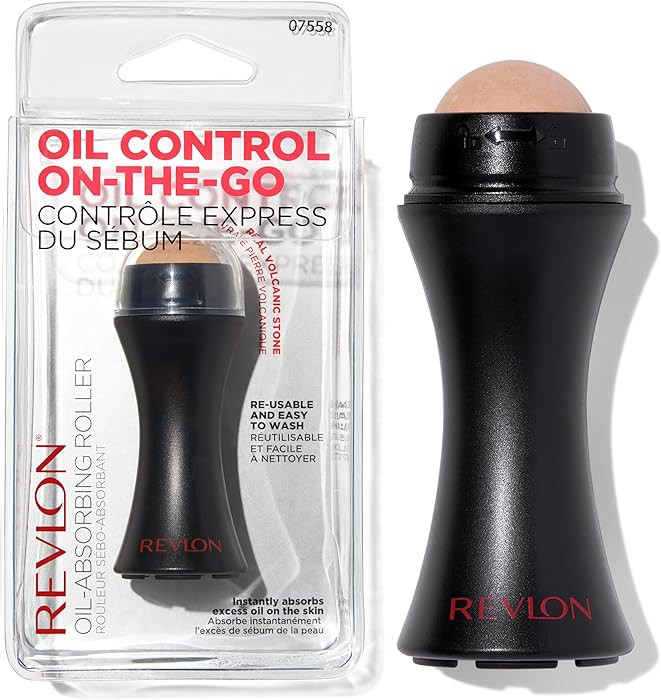 Revlon Face Roller, Oily Skin Control for Makeup, Oil Absorbing, Volcanic Reusable Facial Skincar... | Amazon (US)